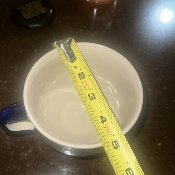 Very nice large soup mug or large mug polish pottery made in Poland - Picture 2 of 4